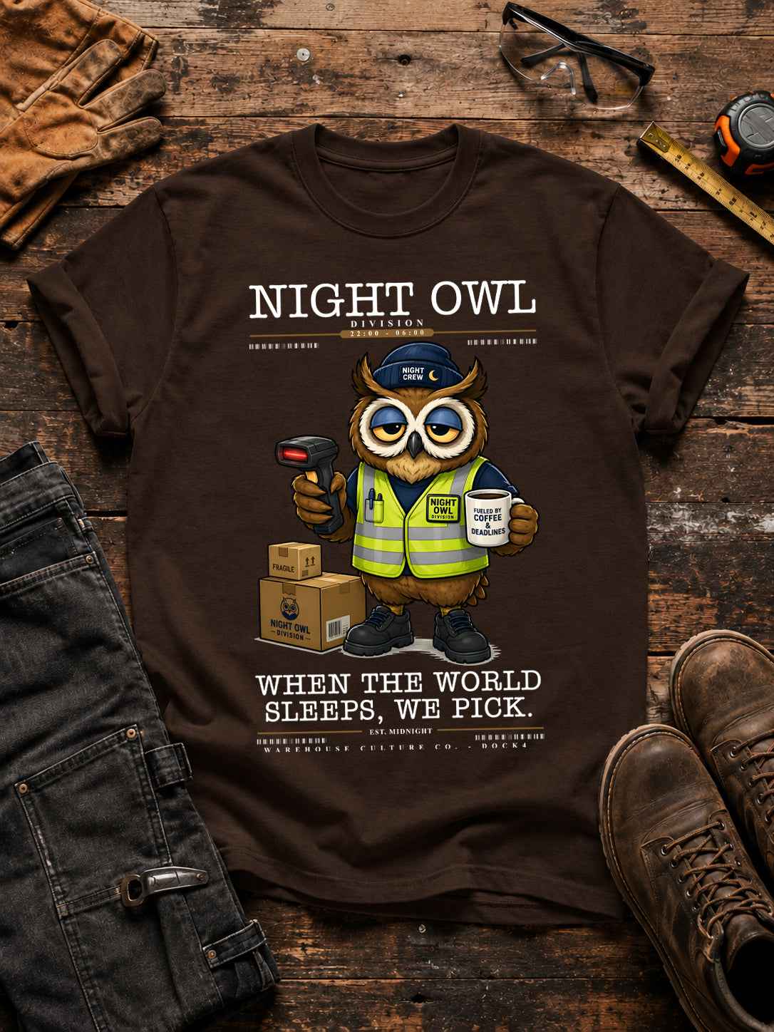 Night Owl Division Unisex T-Shirt