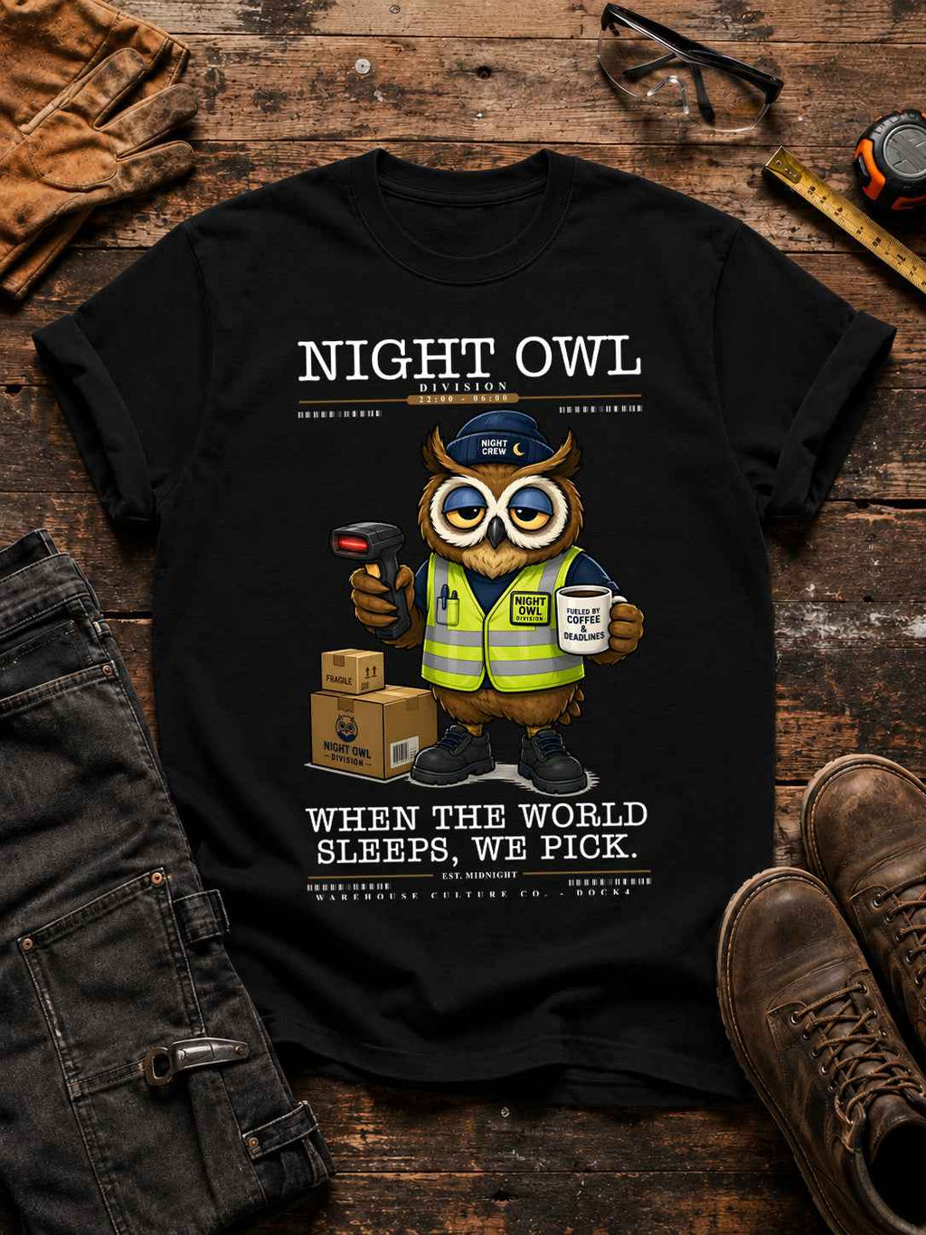 Night Owl Division Unisex T-Shirt