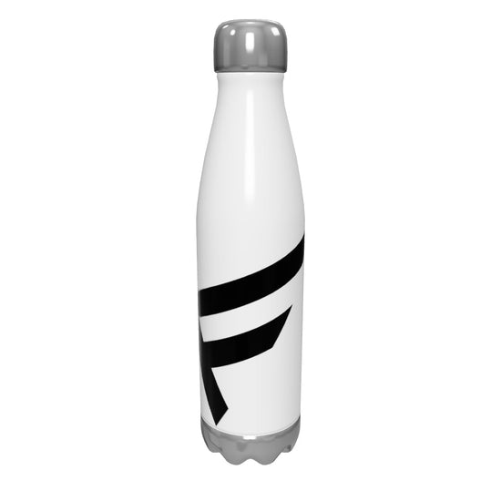 Stainless steel water bottle white