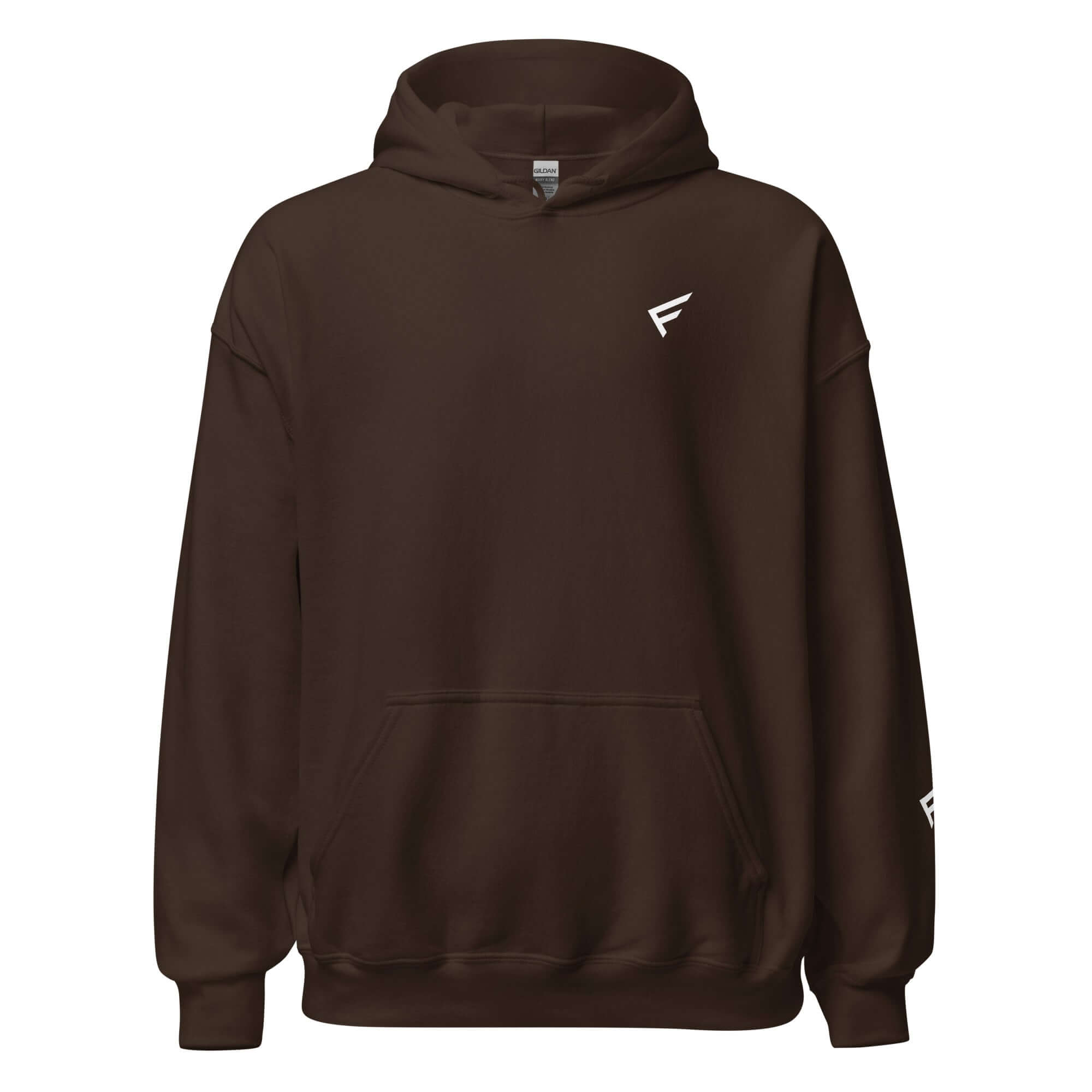 Men's Core Collection hoodie in brown, featuring a classic fit and soft cotton blend for all-day comfort.