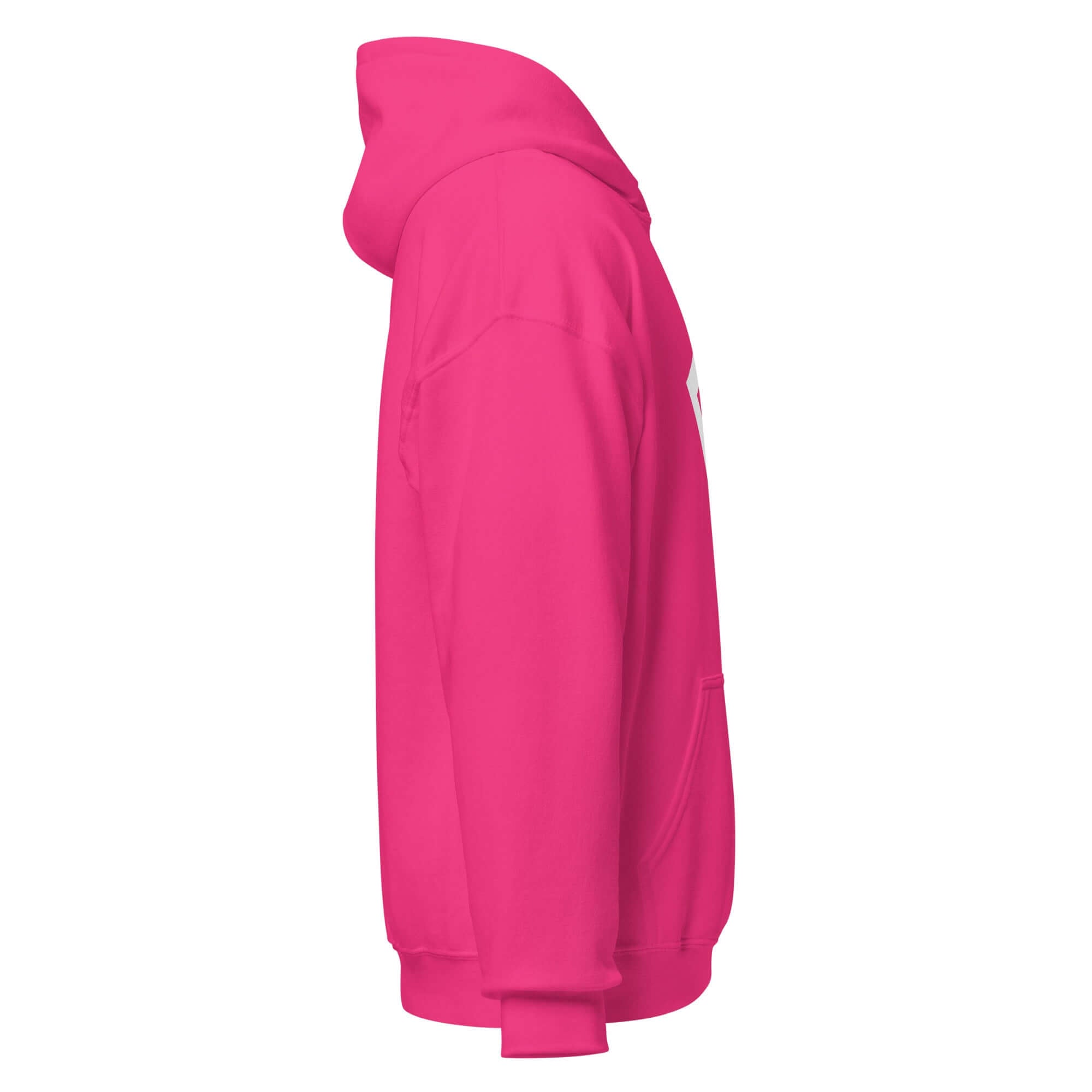 Women's pink hoodie showcasing signature 'F' emblem, designed for comfort and bold movement.